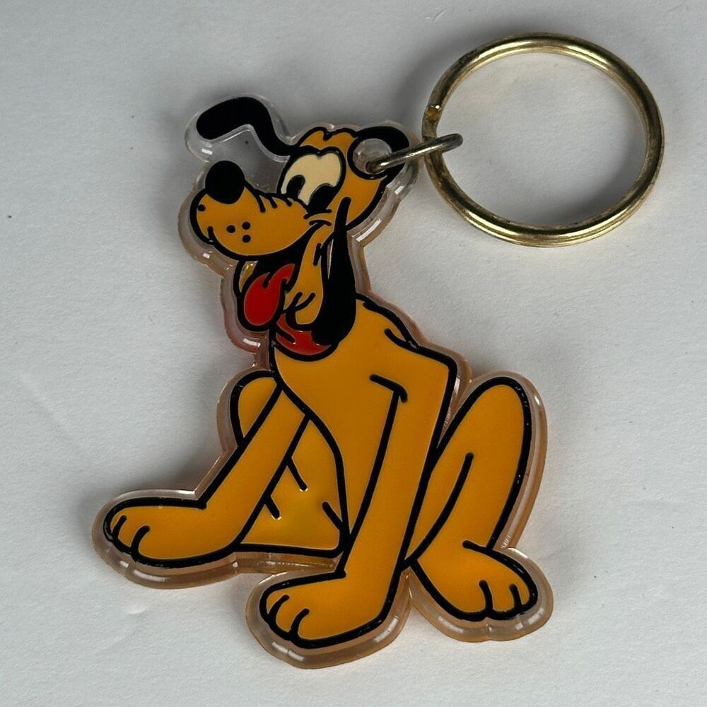 Vintage Keychain Disney Pluto